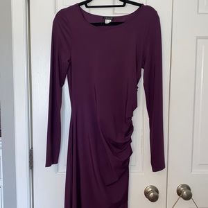 Ruched body con dress
